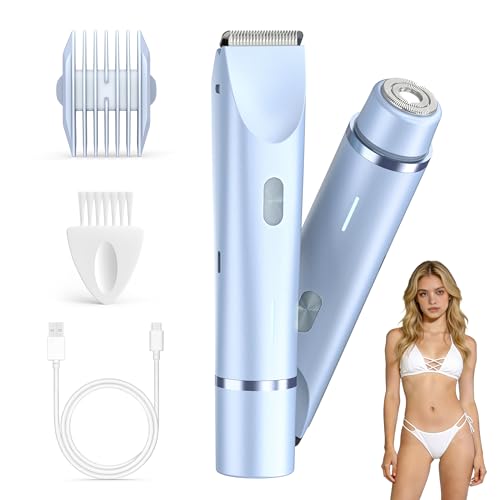 Tondeuse de bikini pour femme et rasoir électrique pour poils pubiens et aisselles