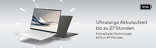 ASUS Zenbook S 14 UX5406SA Copilot+ PC | Écran OLED 14" 2,8K WQXGA+ 16:10 120Hz | Intel Core Ultra 7 258V | 32Go RAM | 1To SSD | Intel Arc | Win11 Home | QWERTZ | Zumaia Gray - 9
