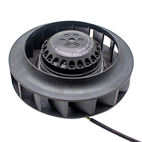 LeTkingok Ventilador Centrífugo de Turbina Vortex 180FLW2, Ventilador Purificador de Aire Para Tubería, Ventilador Industrial, Ventilador Turbo Para Máquina de Impresión