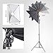 【Upgrade LED】 MOUNTDOG Softbox Lighting Kit, Photography Studio Light with 19.7