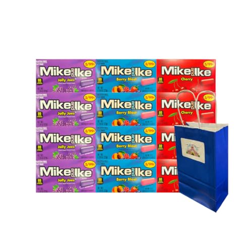 Variety Pack Mike and Ike Candy 12 Pack – dulce frutal masticable