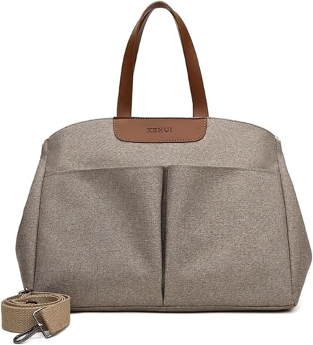 Euiuxoyベビーカー用バッグ ベビーカー バッグ オーガナイザー ドリンクホルダー 保温 保冷 オムツポーチ マザーズバッグ ベビーカーフック トートバッグ 大容量 軽量 レディース 3way 防水 多機能 無地 A197 (カーキ, S) (カーキ,