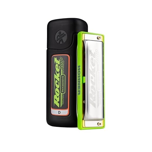 Hohner ROCKA-D Rocket Amp Harmonica, Key of D-Major