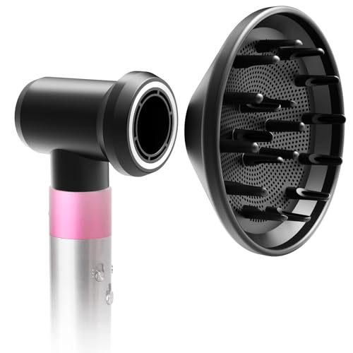 Diffuser & Adaptor for Dyson Airwrap Styler,Converting Dyson Air Wrap Curling Styler to A Hair Dryer Compatible with HS01 HS03 HS05