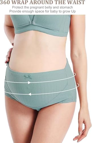 Ropa interior de algodón sin costuras LXURY para braguitas de embarazo cómodas 2