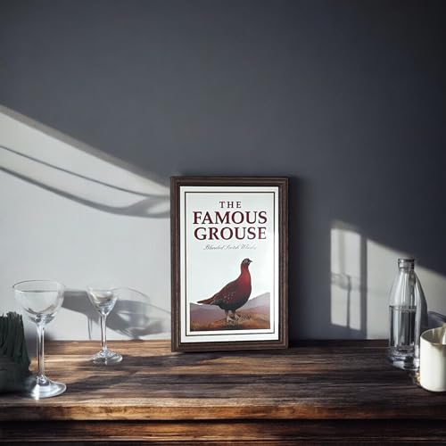 Laurie's Pub and Bar Accessories | Petit miroir de pub The Famous Grouse Blended Scotch Whisky
