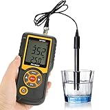 OPSREY Tragbarer Wasserqualitätstester, digitales PH-Messgerät, pH/mV/Temperaturtester mit großem LCD-Display, Wasserqualitätsanalysator-Messgerät für Abwasseraufbereitung, Labore, Leitungswasser