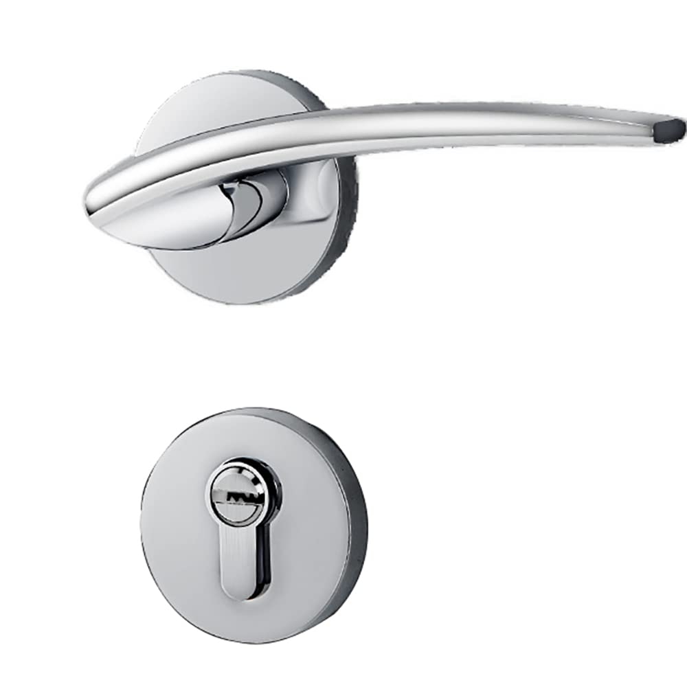 Poignées de porte en zinc nickel satiné au design moderne pour embellir vos placards de cuisine
