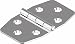 Produktbild ARBO-INOX® - Scharnier - Edelstahl - gestanzt - 70x40mm - rostfrei