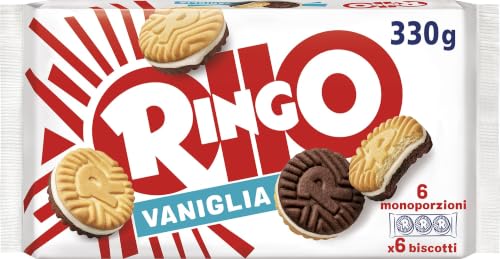 Pavesi Snack Ringo Vaniglia Formato Famiglia, Confezione da, 330 g