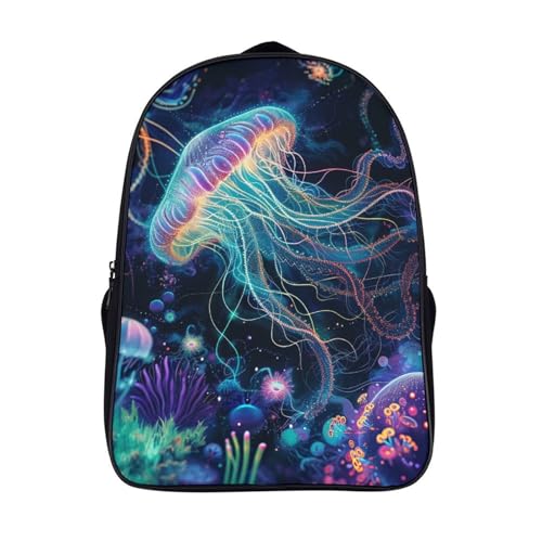 Mochila guardería infantil Jellyfish 3D impermeable de preescolar 40x28x16cm para viaje