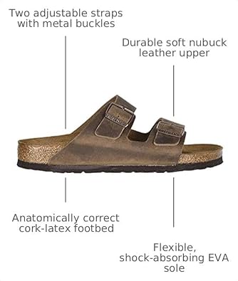Birkenstock Unisex Arizona Oiled Leather Sandals