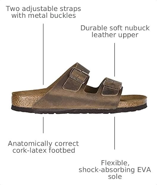 Birkenstock Unisex Arizona Oiled Leather Sandals