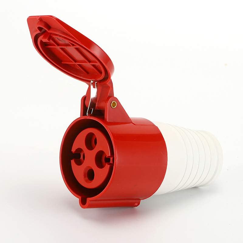 IEC60309 Waterproof CEE Industrial Connector Socket 4Pin 16A 380V-415V 3P+E IP44 (Type-5）