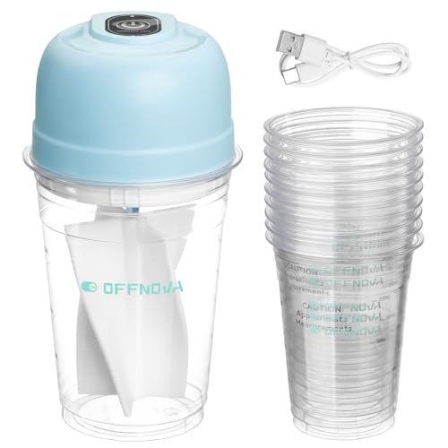 Auto Resin Mixer, Rechargeable Epoxy Mixer for Save Your Wrist, Epoxy Resin Stirrer for Resin Molds, Silicone Molds and Supplies, DIY Crafts with Measuring Cups (Mixer & Cup*10)