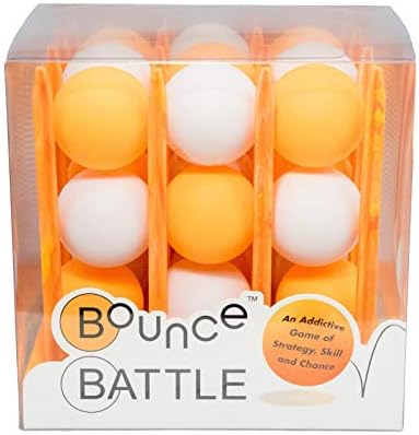 Bounce Battle Game Set (Marbled Edition) - an Addictive Game of Strategy, Skill & Chance