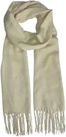 Cachecol Echarpe Feminina Lisa com Franja 170x65cm Toque Macio, Ideal para Outono Inverno e Meia Estação