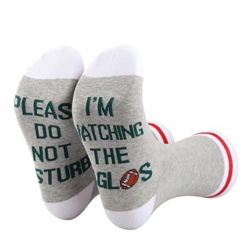 TSOTMO 2 Pairs Please Do Not Disturb I’m Watching The Ea Socks Football Lover Gift Football Fans Gift4