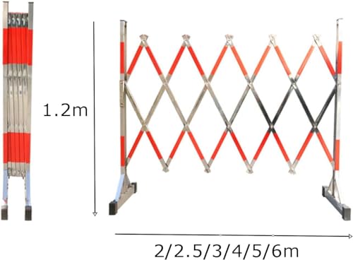 Barrière métallique industrielle extensible pour sécuriser les zones de circulation - 7