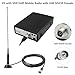 UHF VHF Dual Band Antenna with Hatchback Clip Mount and PL259 4M Cable for Enhanced Signal Performance 136-174 MHz and 400-490 MHz for Mobile Radio