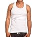 3 Pack Men's A-Shirt Tank Top Gym Workout Undershirt (Slim & Muscle Fit ONLY) - White XL