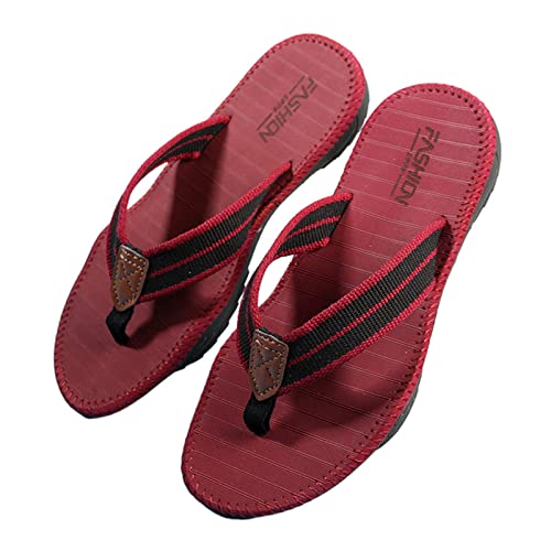 Zapatillas de verano tipo flip flop para hombre con suela de goma cómoda en talla 43