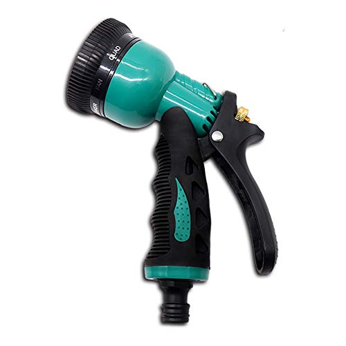 HOUSEHOLD W-WXT Garden hose spray gun set with 8 high-pressure,non-slip design,ideal for watering plants,car washing,portable pressure cleaners