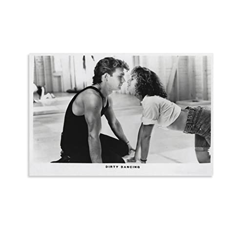 Dirty Dancing Classic Movie Poster Canvas Art Poster And Wall Art Picture Print Modern Family Bedroom Decor Posters 12X18Inch(30X45Cm) #TOP4