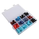 Lot de 77 bouchons anti-poussière avec joints toriques pour systèmes AC R134a et R12, compatibles avec 95 % des véhicules