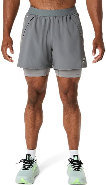 ASICS Men's Road 2N1 5IN Short Running Apparel