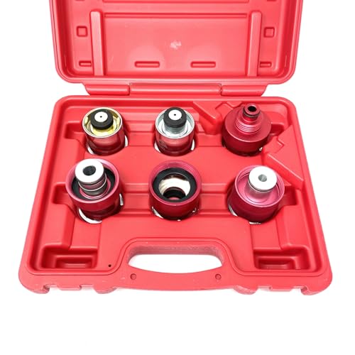CTA Tools 7058 6 Pc. Radiator Pressure Tester Adapter Kit - USA/Asian