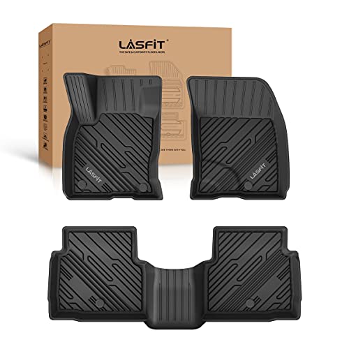 LASFIT Floor Mats Fit for Ford Escape (NOT Fit Hybrid) 2023 2022 2021 2020 All WeatherCar Liners