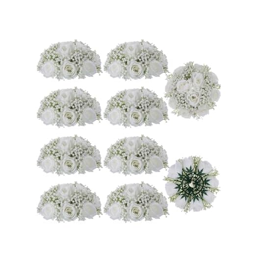 Silk Flower Ball Centerpieces Set