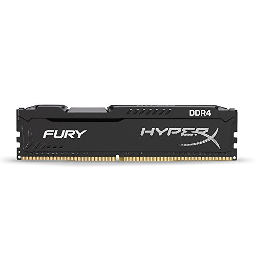 HyperX FURY HX424C15FB2K2/16 DDR4 16 GB (Kit 2 x 8 GB), 2400 MHz CL15 DIMM XMP, Nero
