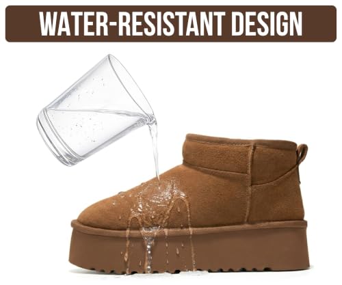 Image of Project Cloud 100% Genuine Leather Platform Ankle Boots for Women