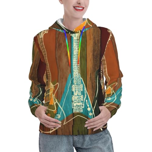Sweat à capuche guitares fini les vêtements d'automne sans style