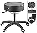 Master Massage Costco Rollhocker Drehhocker Arbeitshocker Praxishocker Kosmetikhocker Hocker-Schwarz