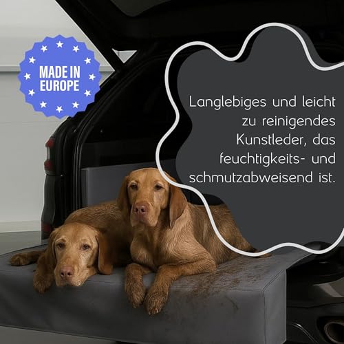 Golden Dog Kofferraum Matte Hundebett Schutzmatte Hunde Autositz Autoschondecke Kunst Leder