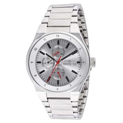 Montre Homme Invicta Racing Quartz en acier inoxydable bracelet de 44mm chic