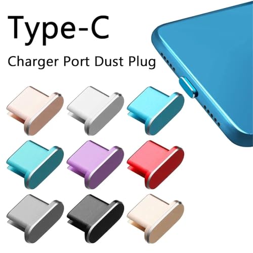 Connecteur anti-poussière USB C aluminium bouchon de protection pour smartphone tablette