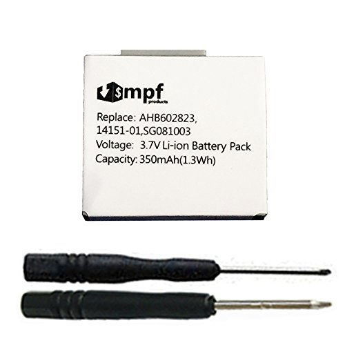 MPF Products 3.7V 350mAh 2901-249 14151-01 26-02180 Battery Replacement Compatible with GN Netcom 9120, 9125 and Jabra GN9125 Wireless Headsets with Installation Tools