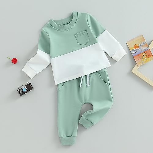 Toddler Baby Boy Fall Winter Clothes Outfits Long Sleeve Sweatshirt Tops Jogger Pants Sets Sweatsuit2