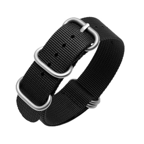 [X] ʋCLoXuXbgxgANZT[JVItBbgFit For L-uminox IKvXgbvYjo[TiCvoh 20 ~[g 22 24(B-black-silver,26mm)