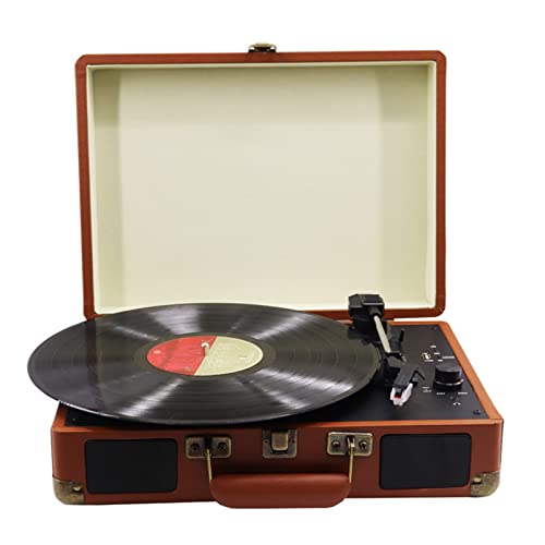 Tourne-Disque Vinyle Tourne-Disque Vinyle Phonographe électrique Gramophone Haut-Parleur Boîte en Cuir Machine Tourne-Disque Vinyle (Color : Vinyl+Bluetooth, Size : Y) - Les Beatles, Paul McCartney, John Lennon, RIngo Starr, George Harrison Tourne-Disque Vinyle Tourne-Disque Vinyle Phonographe électrique Gramophone Haut-Parleur Boîte en Cuir Machine Tourne-Disque Vinyle (Color : Vinyl+Bluetooth, Size : Y) – Image 4