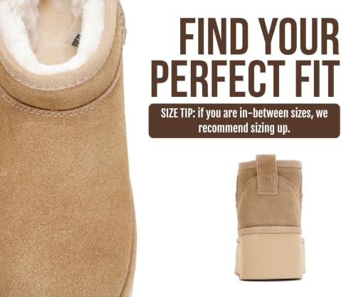 Image of Project Cloud 100% Genuine Leather Platform Ankle Boots for Women