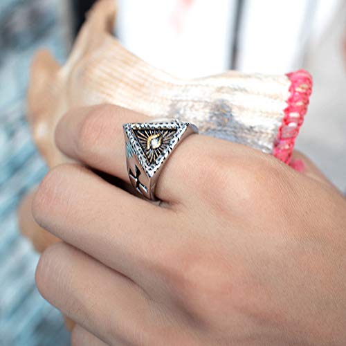 Bague acier titane homme aux finitions de joaillerie rétro chic - 6
