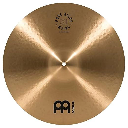 Meinl 18" Medium Crash Cymbal - Pure Alloy Traditional - Made in Germany, 2-YEAR WARRANTY (PA18MC)
