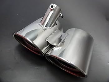 ミライースLA350S LA300S　タフトLA900S砲弾型マフラーカッター Amazon | 【BREED】 ミライース LA300S LA310S デュアル マフラー