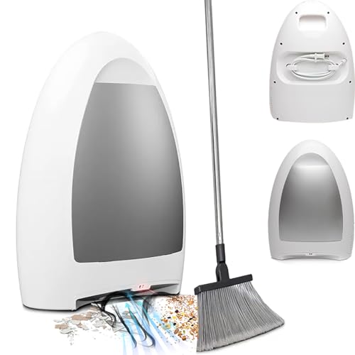 Pelle à poussière Automatique sans Contact de 3,6 L avec Filtre, Poubelle électronique puissante de 1000 W avec Voyant LED et capteurs automatiques, aspirateur de Salon de Coiffure pour balayer