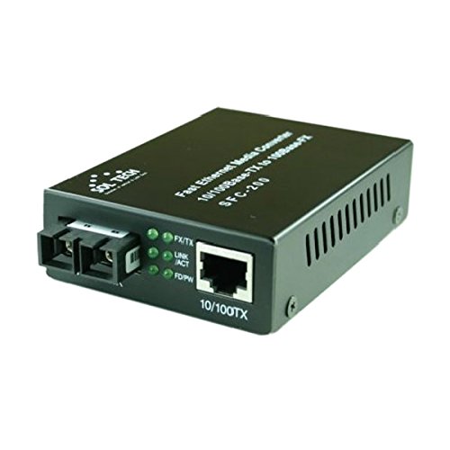 SOLTECH SFC200-SCM Fiber Optic Media Converter 10/100BASE-TX to 100BASE-FX